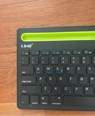 Tastiera Wireless LinQ Nera e Verde