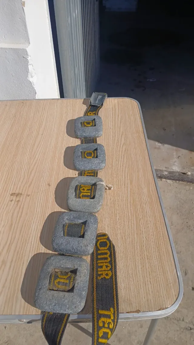 Cinturón de plomo buceo