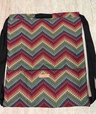 Bolsa/mochila hecha a mano