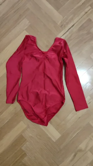 Maillot rojo manga larga talla 5 años