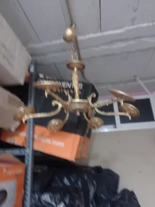 Lámparas antiguas 6 y 12 luces