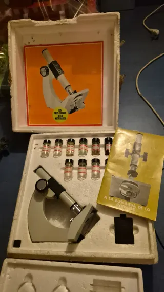 Microscopio Antiguo Años 70