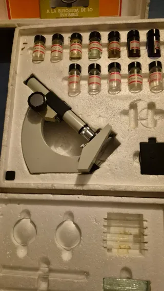 Microscopio Antiguo Años 70