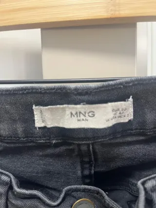 Vaqueros Mango grises