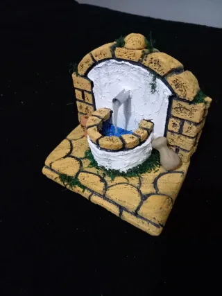 Pozo y fuente para Belénes.Nacimiento