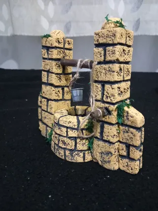 Pozo y fuente para Belénes.Nacimiento