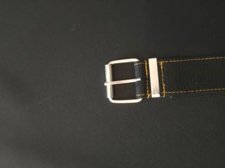 Cintura Ceres nera con dettagli gialli 110cm