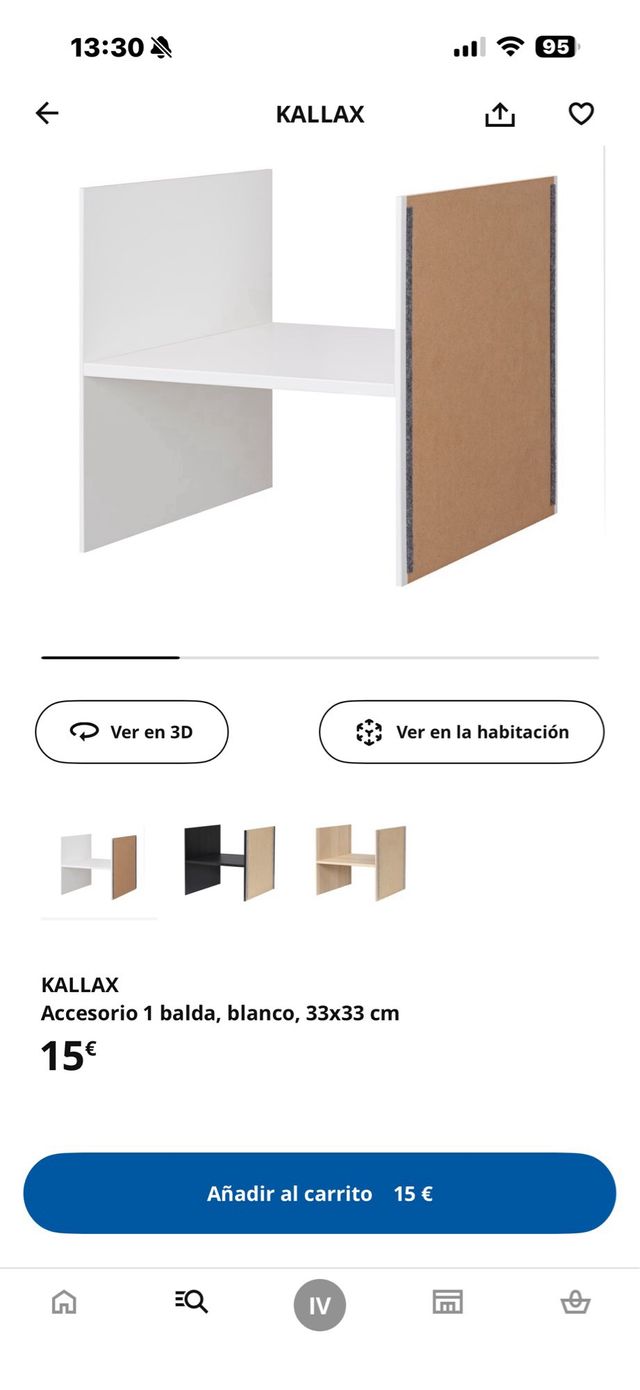 Estantería Kallax Ikea Blanca