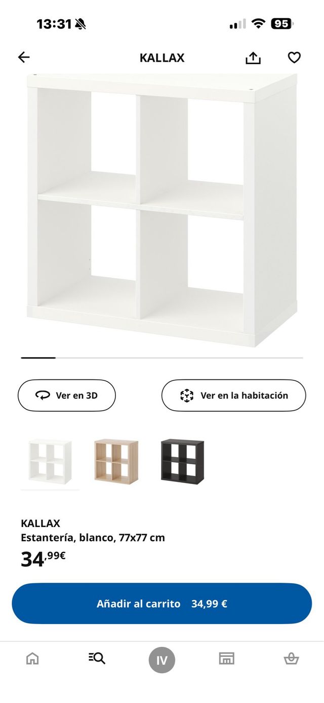 Estantería Kallax Ikea Blanca