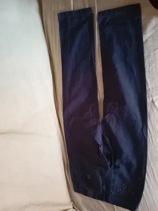 Pantalones vestir chico azul