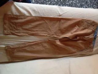 Pantalones vestir chico azul