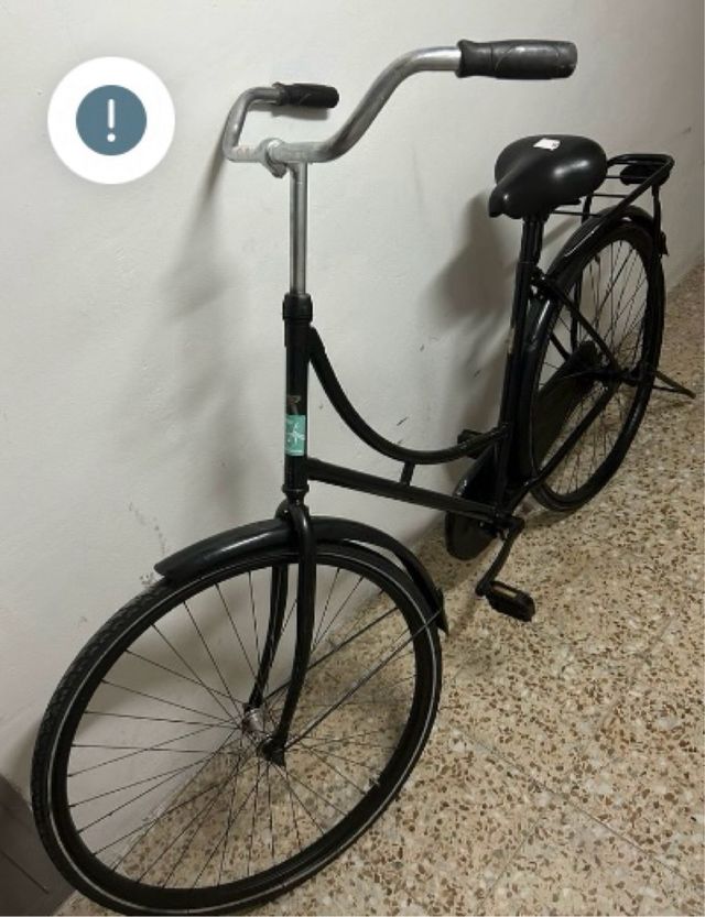 Bicicleta Holandesa Vintage Negra