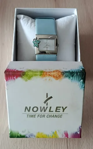 Reloj Nowley Mujer Azul y Plateado