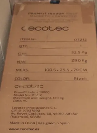 Bicicleta Estática Drumfit Indoor 10000