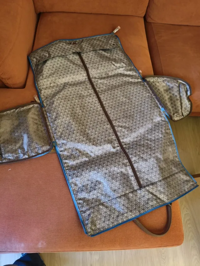 Portatrajes Salvador Bachiller Azul/Marrón