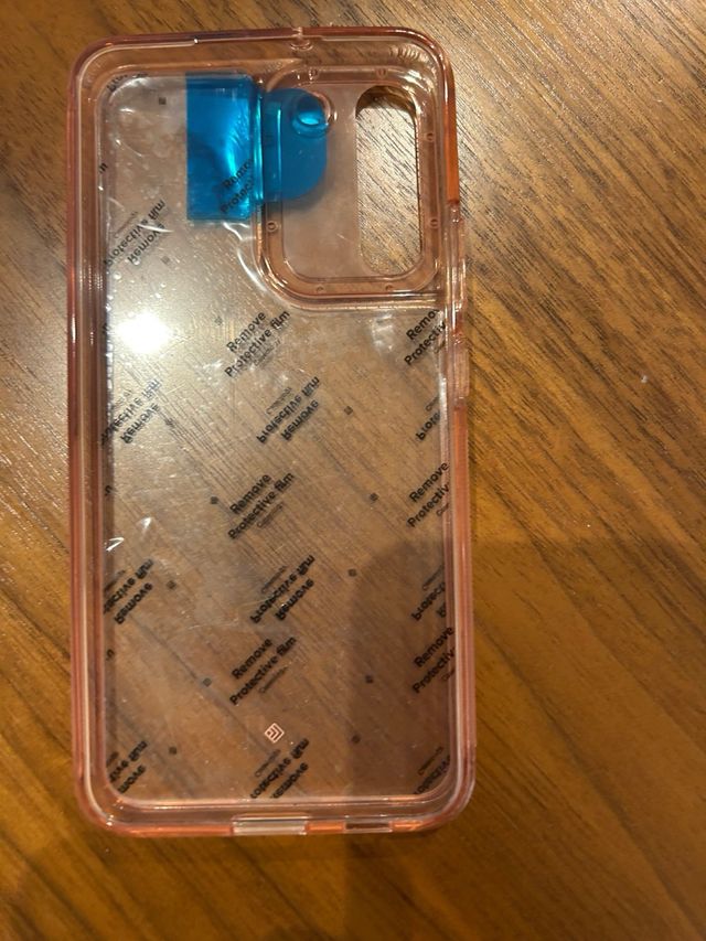 Funda Samsung Transparente Rosa