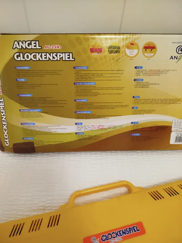 Xilófono Angel AX-25N3 Teclas Colores