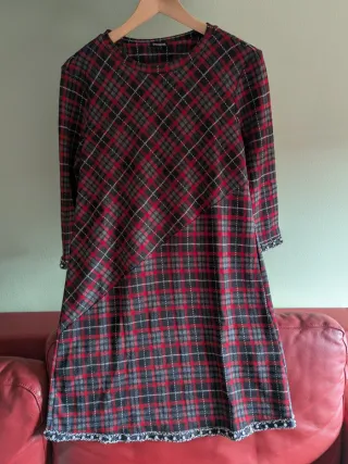 Vestito quadri Desigual Natale