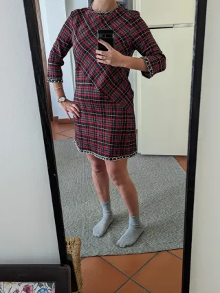 Vestito quadri Desigual Natale