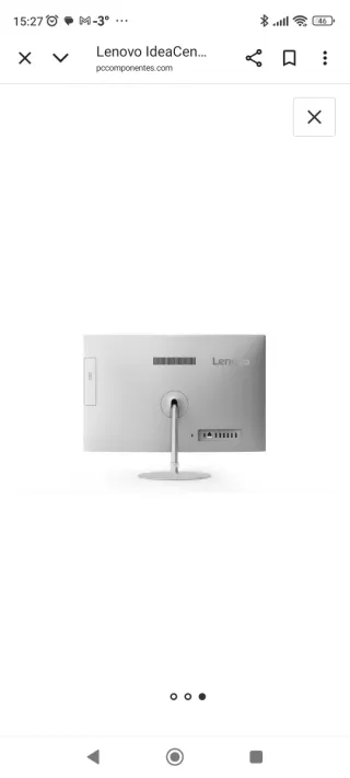 Ordenador All-in-One Lenovo Plateado