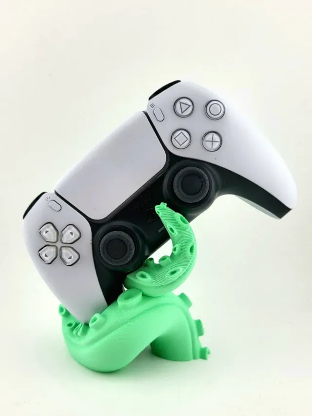 Soporte mando PS5 Pulpo Verde