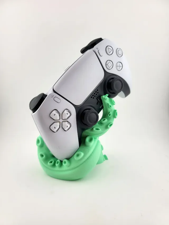 Soporte mando PS5 Pulpo Verde