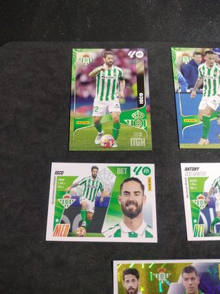 Cromos de Isco y Antony Betis
