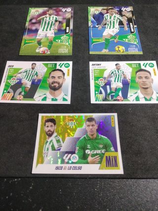 Cromos de Isco y Antony Betis