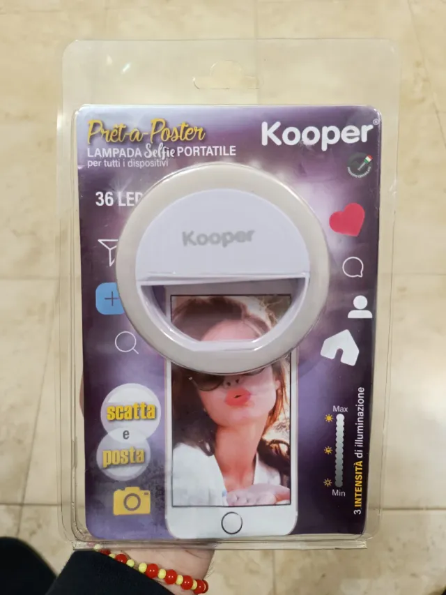Kooper Lampada Selfie Portatile 36 LED