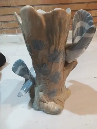 Jarrón Miguel Requena con pájaros