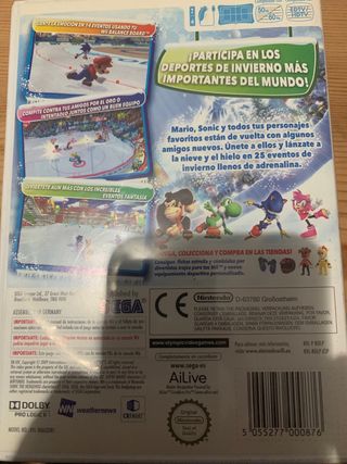 Mario & Sonic Juegos Olímpicos Invierno Wii