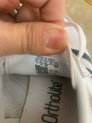 Adidas Samba niño verde y blanco. Talla 32