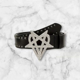 Cintura Y2K con Pentagramma Strass