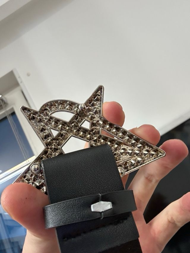 Cintura Y2K con Pentagramma Strass