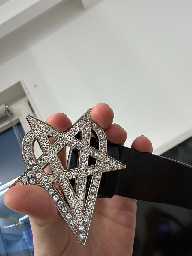 Cintura Y2K con Pentagramma Strass