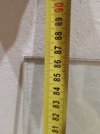 Estantería de cristal