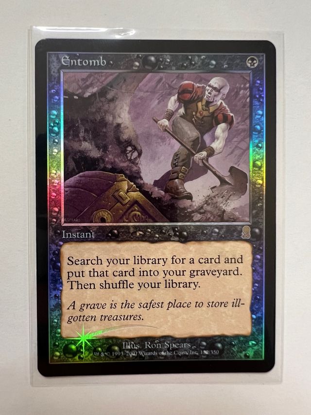 Entomb Magic The Gathering Foil Odisea, quasi come nuovo