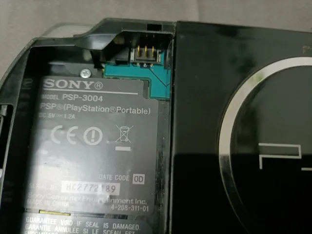 Sony PSP 3004 Negra (Sin Batería)