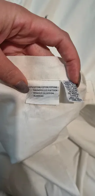 Camicia Polo Ralph Lauren Cotone Bianca XL