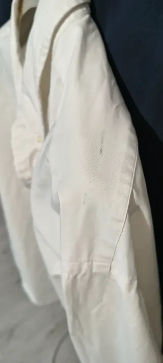 Camicia Polo Ralph Lauren Cotone Bianca XL