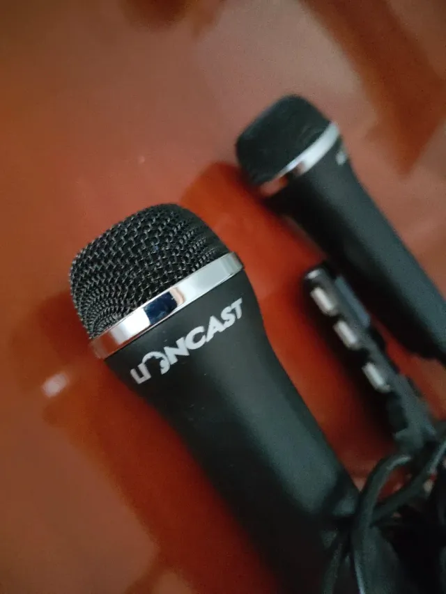 2 Micrófonos Negros