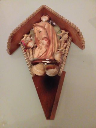 Madre con Bambino - Decorazione Vintage