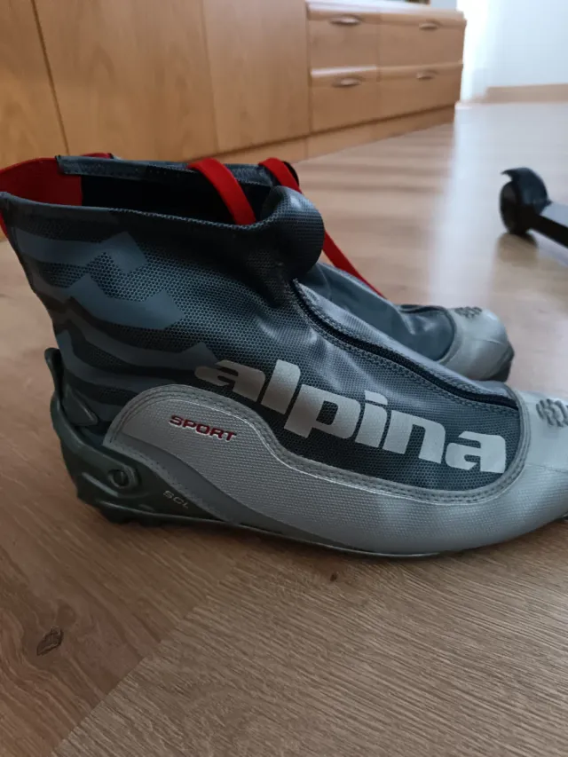 Esquís rollerski con botas