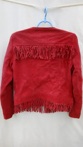 Mango Cazadora de Piel Talla M