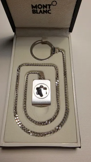 Llavero Montblanc Plata 925 para cinturón