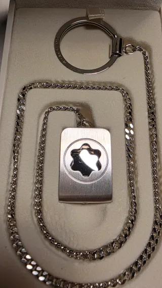 Llavero Montblanc Plata 925 para cinturón