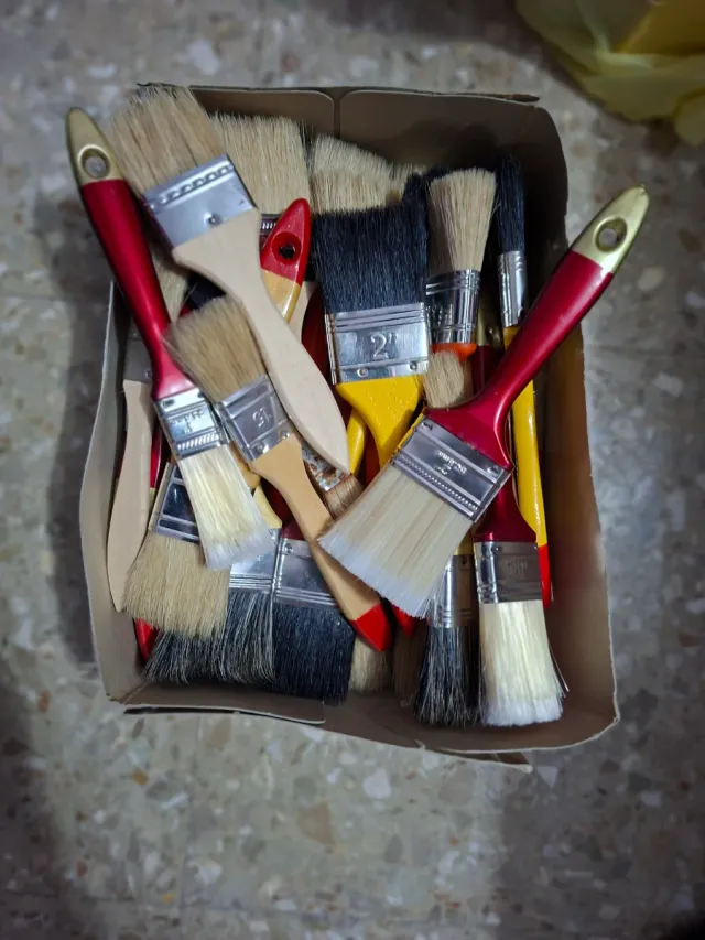 Lote de brochas para pintor