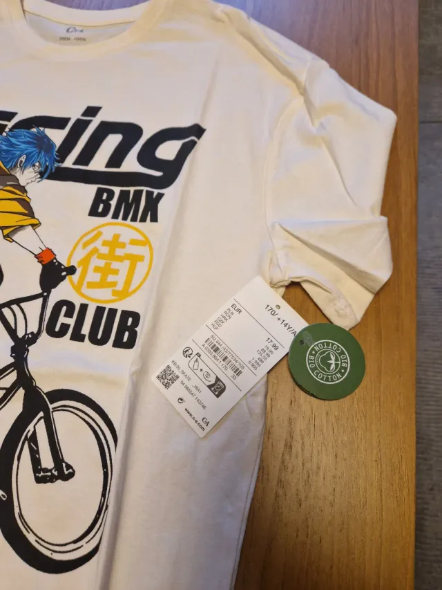 Camiseta C&A, anime, talla 170, con etiquetas