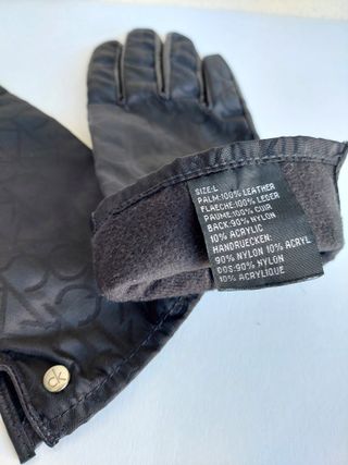 Guanti Calvin Klein taglia L colore nero