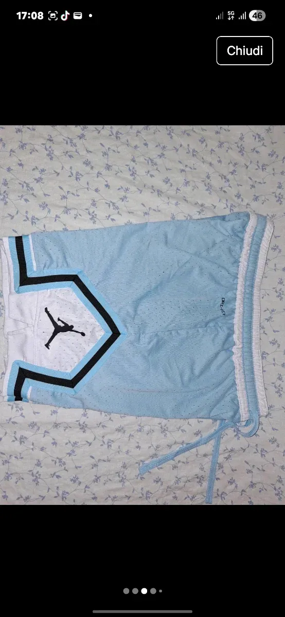 Pantaloncini Jordan Blu e Bianchi